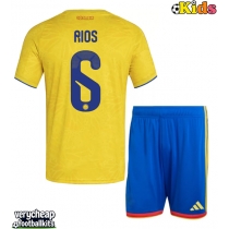 Colombia Richard Rios #6 Replica Home Minikit World Cup 2026 Short Sleeve (+ pants)